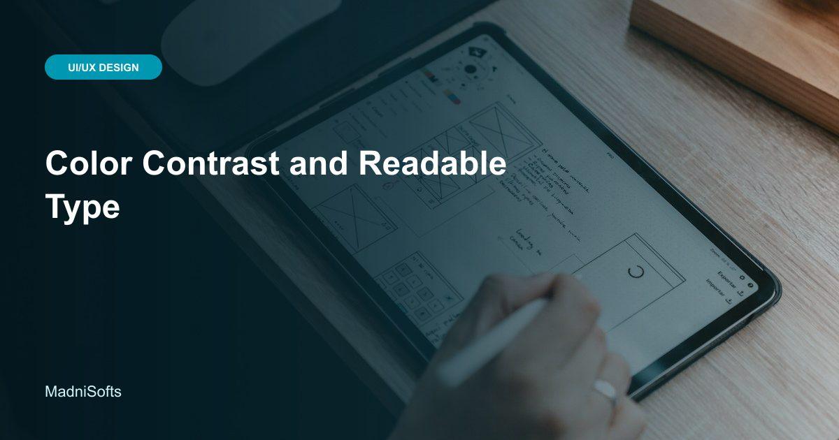 Color Contrast and Readable Type
